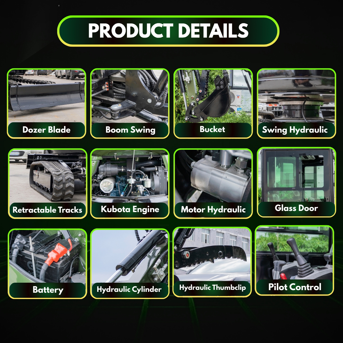 TYPHON TERROR XXV Diesel Mini Excavator 2.7 Ton