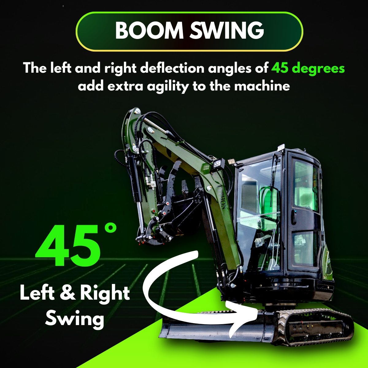 TYPHON TERROR XXV Diesel Mini Excavator 2.7 Ton