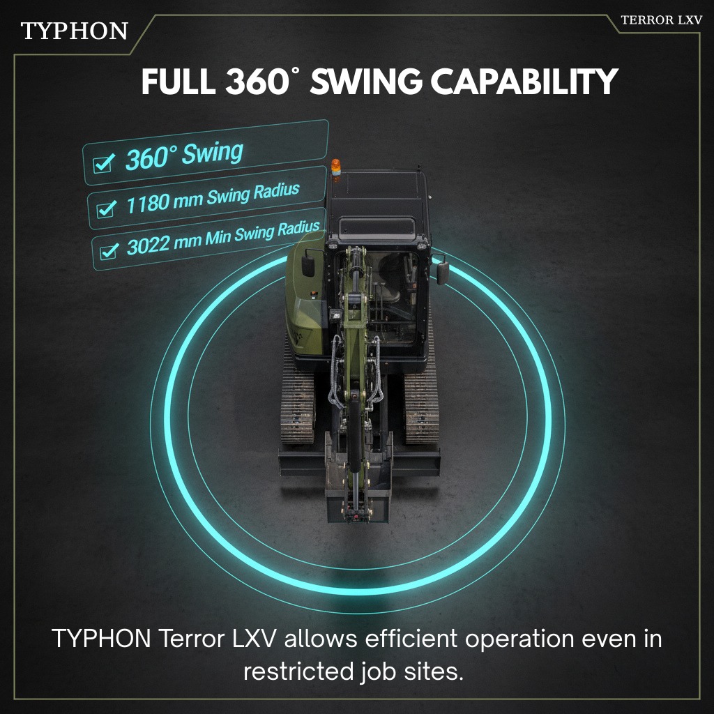 TYPHON TERROR LXV 6.6 Ton Excavator