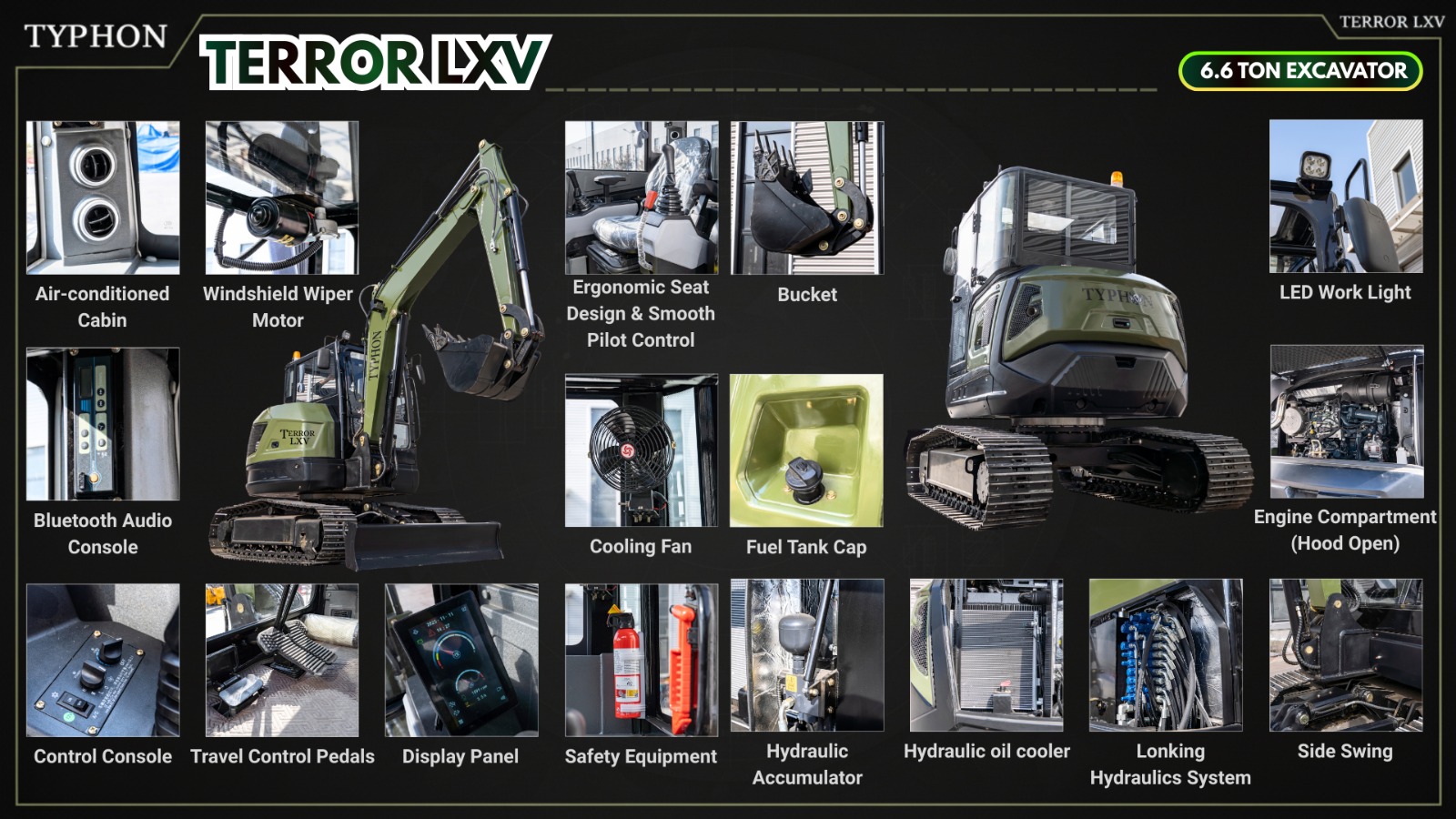 TYPHON TERROR LXV 6.6 Ton Excavator