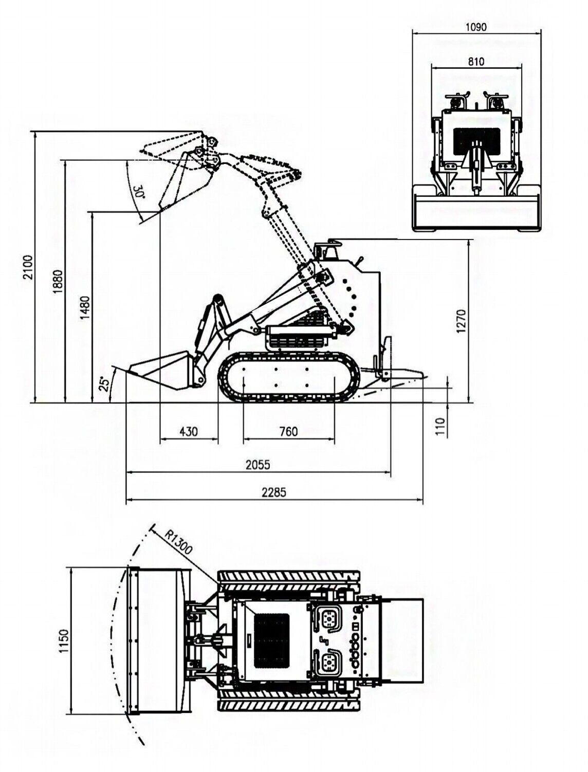 Skid Steer Loader Tracked 22.1