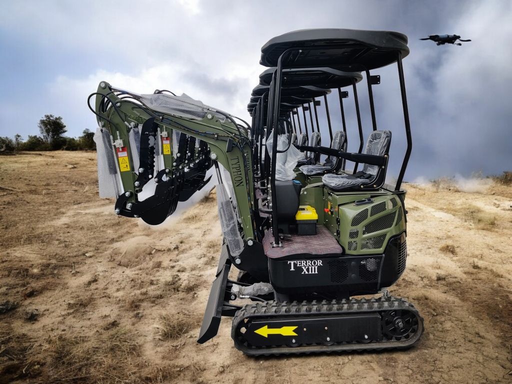 TYPHON TERROR XIII Mini Excavator – 1.3 Ton