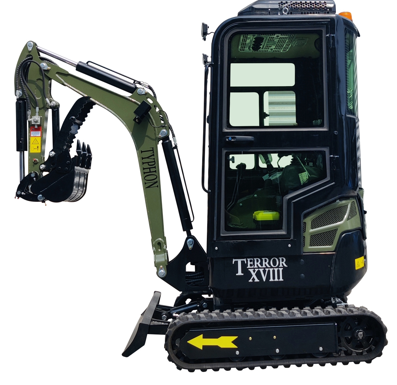 TYPHON TERROR XVIII Prestige Mini Excavator is a 2-ton