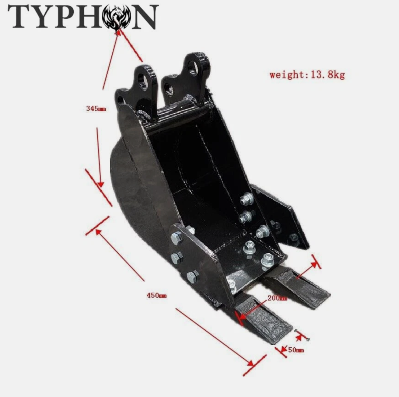 5-in-1 0.8-2 Ton Excavator Attachments