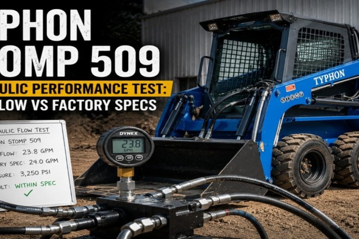 Typhon Stomp 509 Hydraulic Performance Test: Real Flow vs Factory Specs