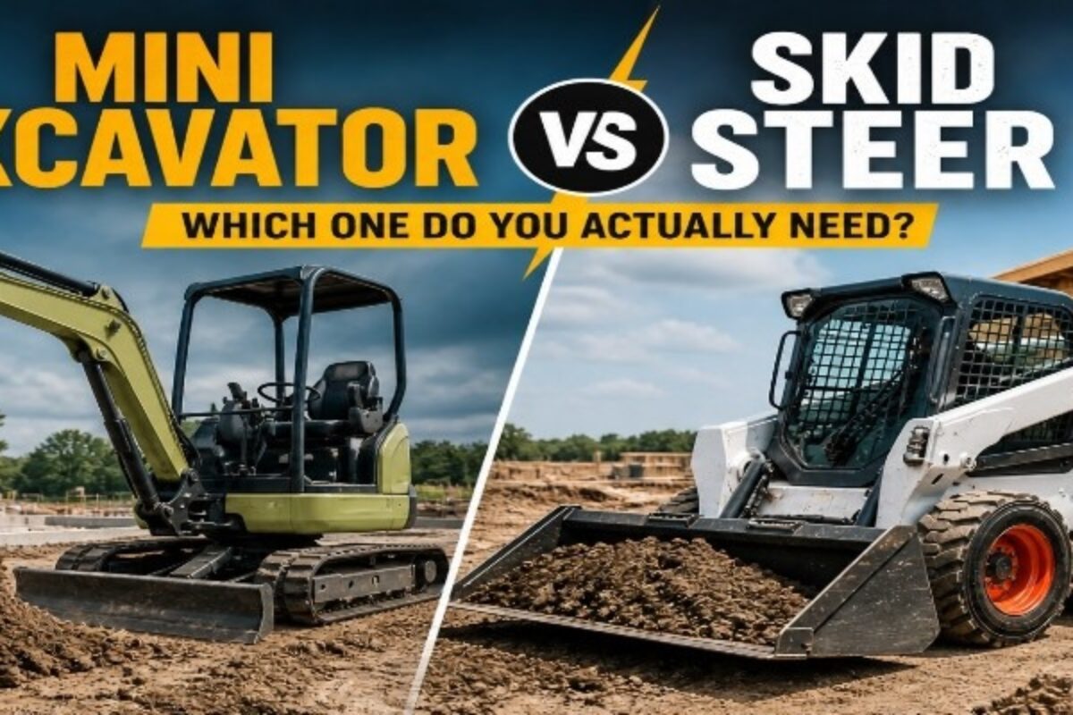 Mini Excavator vs Skid Steer: Which One Do You Actually Need?
