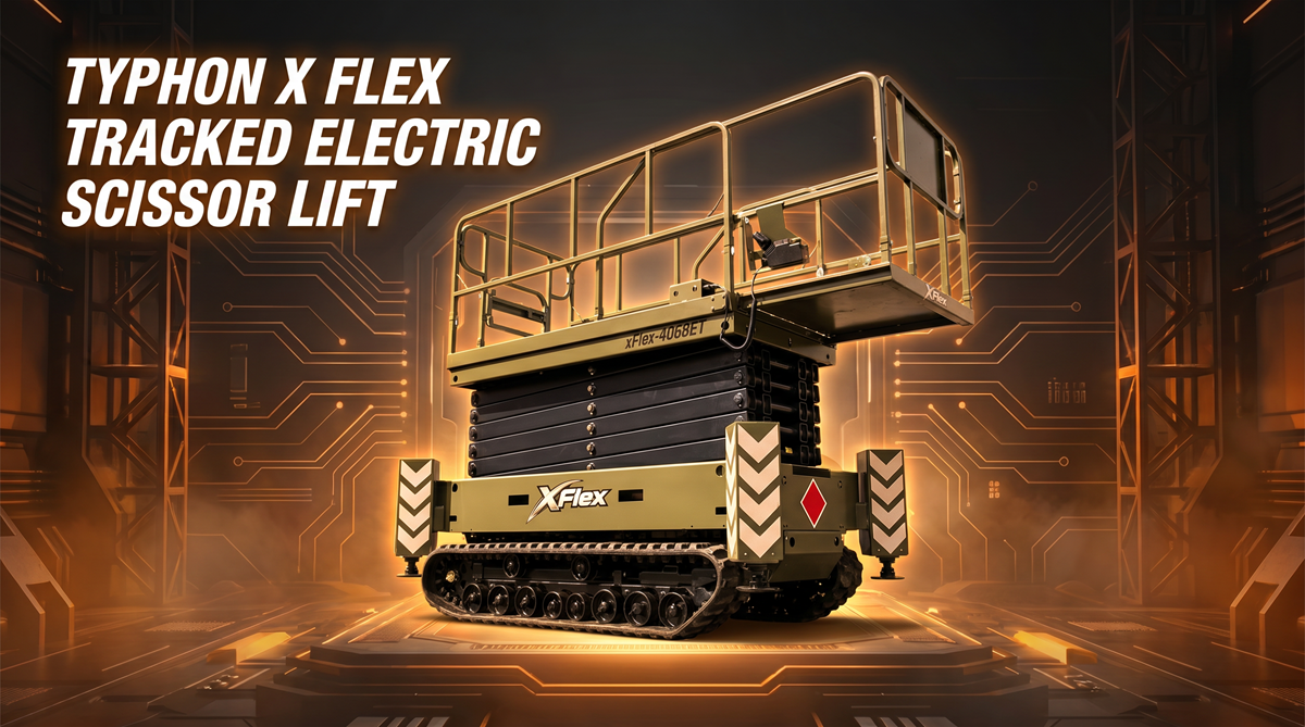TYPHON X FLEX Scissor Lift Banner
