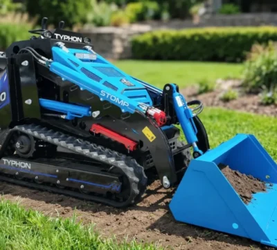 5 Reasons TYPHON STOMP V900 Stand-On Skid Steer Beats Full-Size Loaders