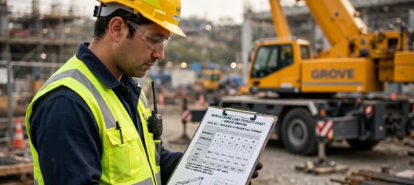 crane boom outreach