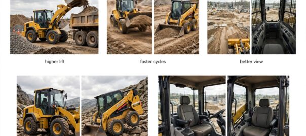 compact wheel loader beats skid steer