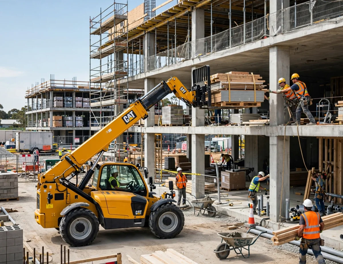 telehandler rental saves time