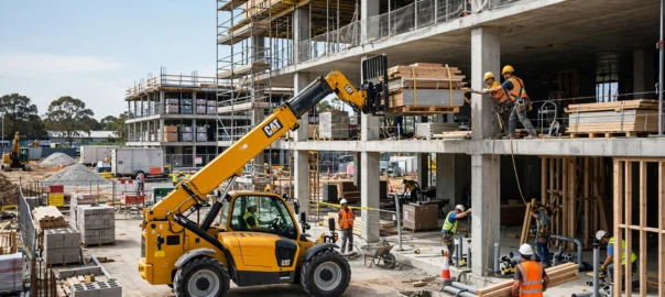 telehandler rental saves time