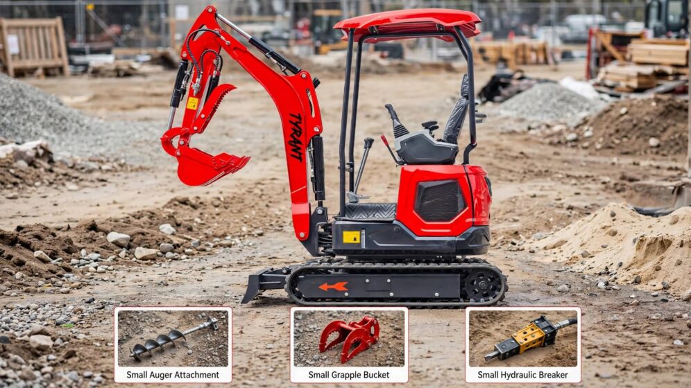 Mini excavator attachment