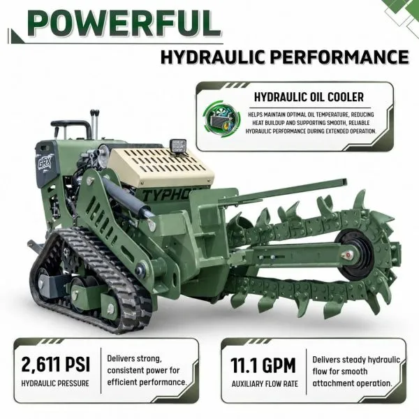 The new TYPHON STOMP V950 Skid Steer Loader from the Konstructz Series