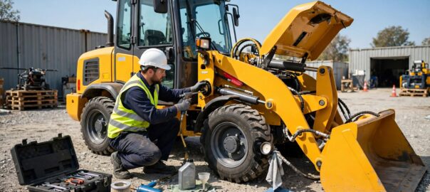compact wheel loader maintenance
